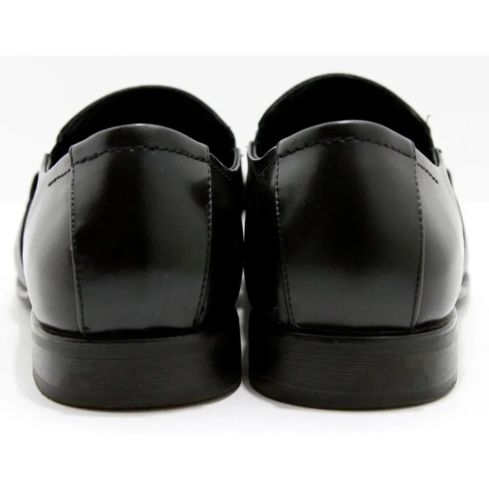 Alfani Clicker Black Dress Metal Bit Loafers 10 M